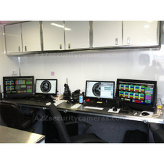 A2Z MCCT-E32 32ft Mobile Command Center Trailer sample workstation
