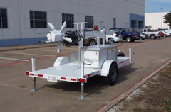 MMST-HDIB5GP Generator Powered IR Surveillance Trailer from right side