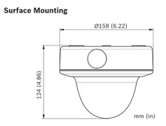 Bosch FlexiDome HD NDN-921-V03-IP Surface Mount