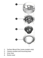 Bosch NIN-832-V03P FlexiDome HD  assembly
