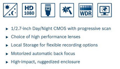 Bosch FlexiDome NDN-832V03-IP Key Features:
