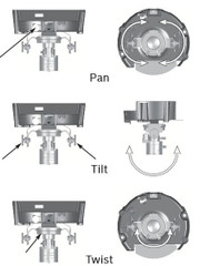 Bosch NDC-265-P 720p HD IP Dome Camera 3 axis adjustment