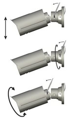 Bosch NTC-265-PI 3 axis IP Bullet camera adjustment