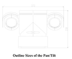 A2Z AZH56NVIR36S PTZ Security Camera dimensions 