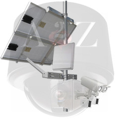 A2Z Solar 4G  License Plate Reader or LPR Camera System upgraded Solar,  Modular Wireless PTP & Upgraded IR Illumination for Long Range 