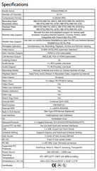 Everfocus Paragon960-X4 DVR spec