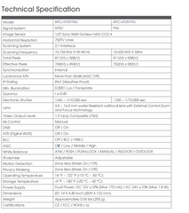 KT&C KPC-VF291 Specifications
