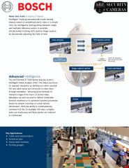 Bosch AUTODOME IP 7000 HD PTZ with Bosch IVA intelligent Video Analysis
