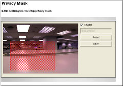 Geovision IP Camera built-in Privacy Masking