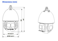 Dahua OEM SD6AL240-HNI PTZ Dimensions