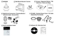 Vivotek SD8364E Dome PTZ IP Camera what's included