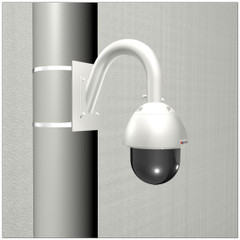 ACTi B916 PTZ Security Camera pole mount gooseneck SMAX-0104