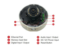 ACTi Q81 IR Vandal Dome IP Camera internal diagram
