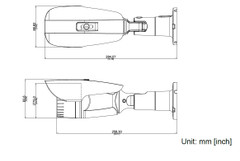 ACTi A41 IR Bullet IP Camera dimensions