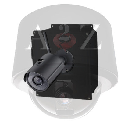 A2Z RWC-BC series Outdoor WiFi Wireless IR HD Camera System Battery powered Black