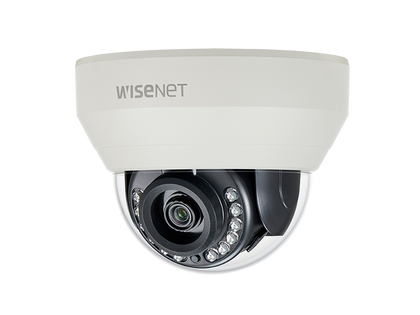 Hanwha (FKA Samsung) HCD-7010RA 4MP HD+ CCTV Dome Security Camera side view
