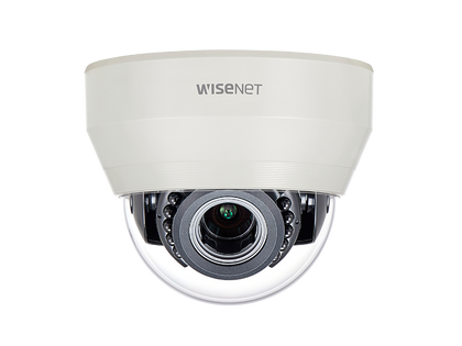 Hanwha (FKA Samsung) HCD-7070RA 4MP Indoor IR HD CCTV Dome Security Camera front view