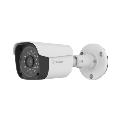 Hanwha (fka Samsung) ACO-8020R 5MP IR Bullet Security Camera side view wall mount
