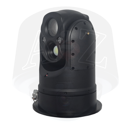 A2Z MOD-T6 Vehicle Tactical Dual Spectrum PTZ Surveillance Camera - Thermal + IR + Visible