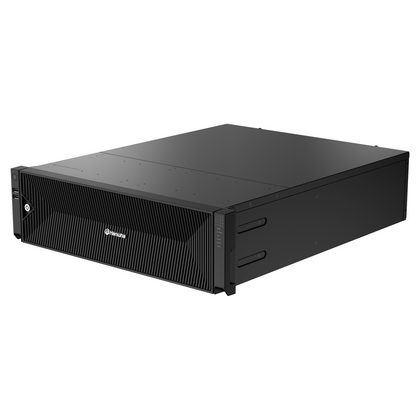 Hanwha XRN-6420DB4 64CH 8K AI RAID NVR front side