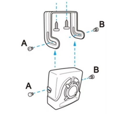A2Z AZMSCB-1G81D Mini Pinhole CCTV Camera assembly
