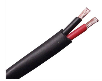 A2Z Premium Outdoor Speaker / Low Voltage Cable, 14/2 Stranded 105 Strand, Direct Burial, Black