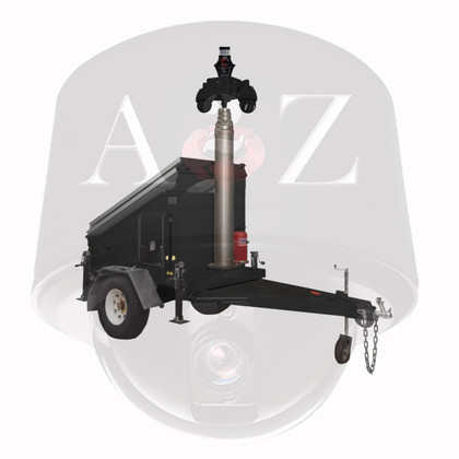 A2Z Solar Power Security Trailer 4G Thermal Radar IR PTZ MMST-EZ3