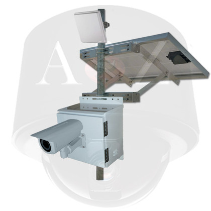 A2Z SS-IRB Solar Wireless IR Bullet Camera System integrated sample A2Z SS-IRB Solar Wireless IR Bullet Camera System integrated sample