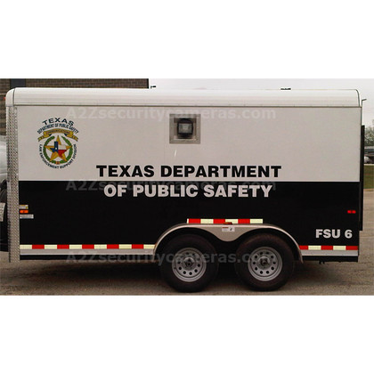 A2Z MCCT-E16 16ft Mobile Command Center Trailer drivers side A2Z MCCT-E16 16ft Mobile Command Center Trailer drivers side