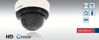 Bosch NDC-265-P 720p HD IP Dome Camera features