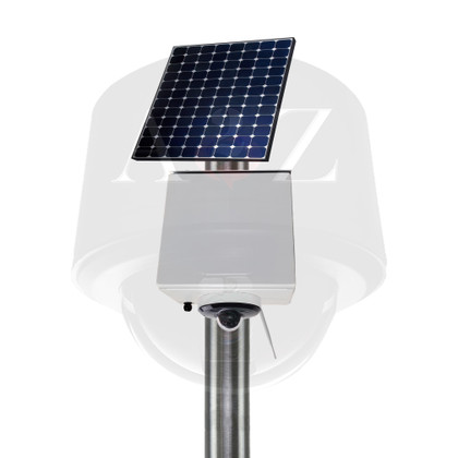 A2Z Solar Powered WiFi 4G Wireless Micro Dome PTZ Camera Systems White Finish