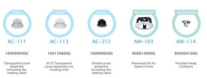 Vivotek SD8333-E PTZ IP Camera optional accessories