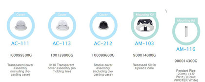 Vivotek SD8364E Dome PTZ IP Camera accessories 1