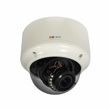 ACTi A82 IR Vandal Dome IP Camera 5MP H.265 IK10 IP66