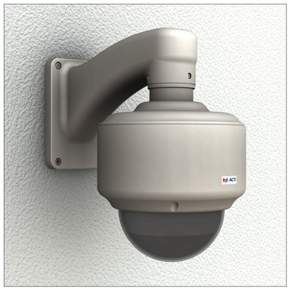 ACTi A82 IR Vandal Dome IP Camera H.265 wall mount option