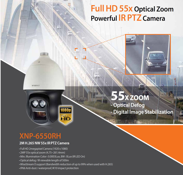 Hanwha XNP-6320RH 2MP 32x IR PTZ Brochure