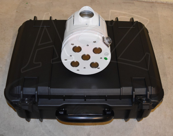 A2Z QPTZ9 Quick Magnet Mount Mobile Vehicle IR HD PTZ Camera White showing Magnets