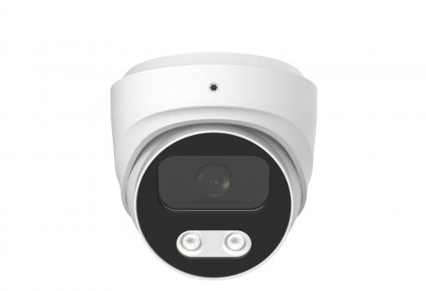 A2Z AZL-D8SBFKE28FX 4K 25m White Light CCTV Turret Camera front view