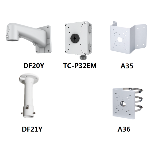 Tiandy TC-H388M-Spec-44XILE++A 44x 4K AEW AI IR PTZ IP Camera accessory mounts Tiandy TC-H388M-Spec-44XILE++A 44x 4K AEW AI IR PTZ IP Camera accessory mounts