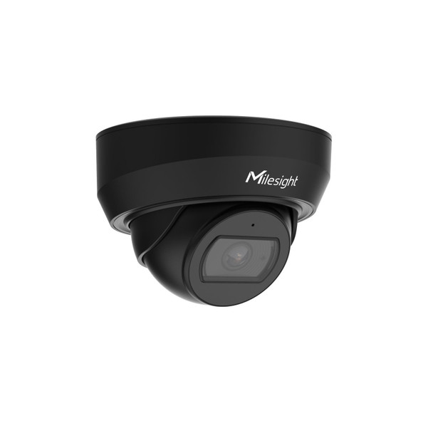 Milesight MS-C5375-PD 5MP A.I. Mini Vandal IR Turret IP Camera black casing alt side Milesight MS-C5375-PD 5MP A.I. Mini Vandal IR Turret IP Camera black casing alt side