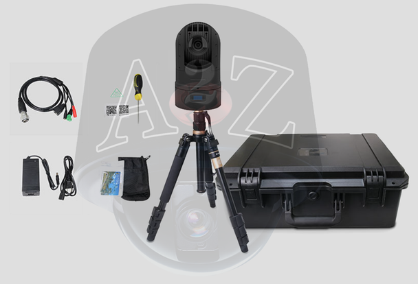 A2Z MOD-B3 Vehicle Tactical PTZ Surveillance Camera - Standard Tripod & Case Kit