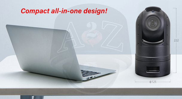 A2Z MOD-B1 Mobile & Portable PTZ Surveillance Cameras - compact size flyer