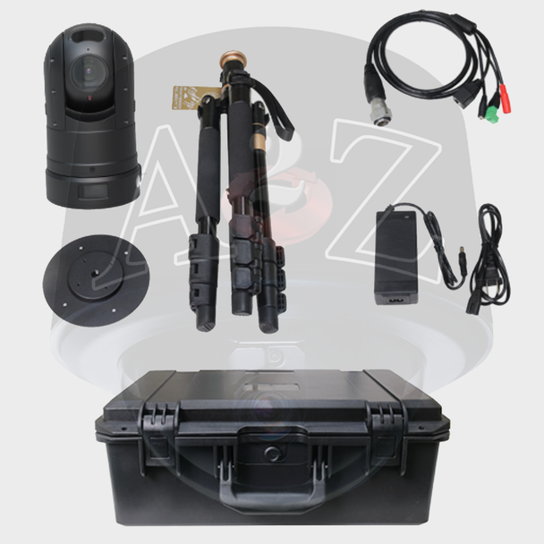 A2Z MOD-S Mini Tactical Vehicle PTZ Cameras - Optional standard Tripod and Carry case A2Z MOD-S Mini Tactical Vehicle PTZ Cameras - Optional standard Tripod and Carry case