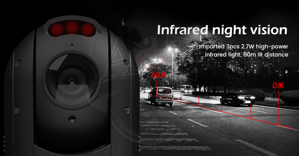 A2Z MOD-S Mini Tactical Vehicle PTZ Cameras - Powerful IR Night Vision in a compact size A2Z MOD-S Mini Tactical Vehicle PTZ Cameras - Powerful IR Night Vision in a compact size