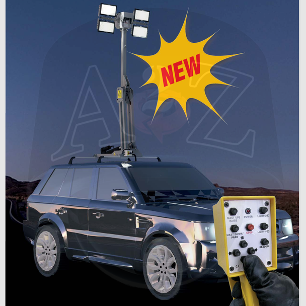 A2Z PTL-FRMM Pan/Tilt Lighting Folding Roof-mount Mechanical Mast