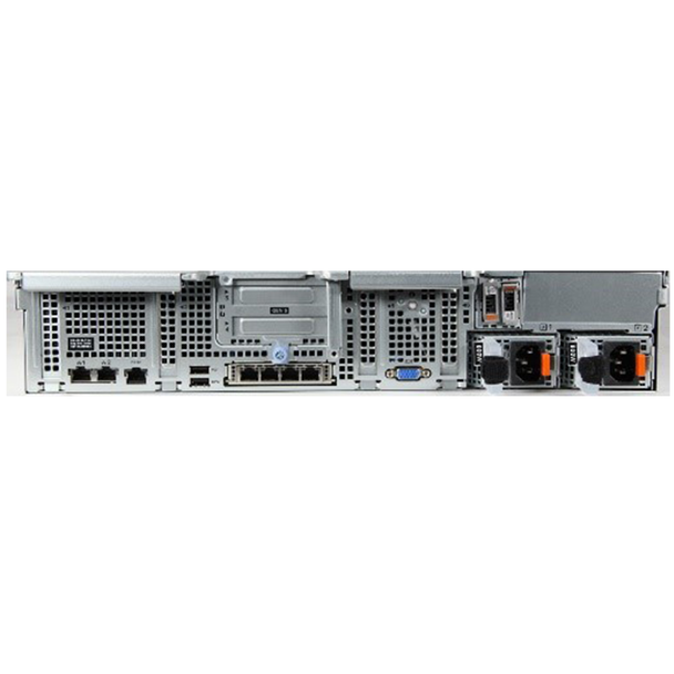 Hanwha WRR-P-S204x WAVE RAID AI VMS 2U Server rear Hanwha WRR-P-S204x WAVE RAID AI VMS 2U Server rear
