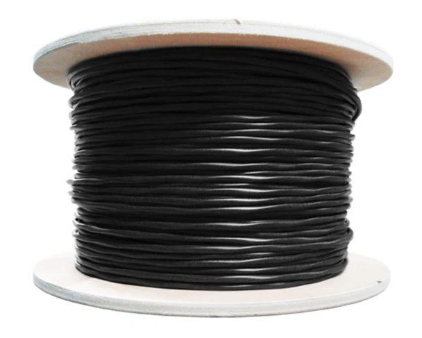 A2Z Premium Cat6 Outdoor Shielded Direct Burial Cable, STP w/Drain Wire & Waterproof Tape, 23AWG Solid Copper, 1000ft Wooden Spool