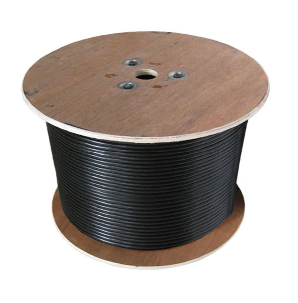 A2Z  Premium Outdoor Speaker / Low Voltage Cable, 14/4 Stranded 105 Strand, Direct Burial, 500ft Wooden Spool