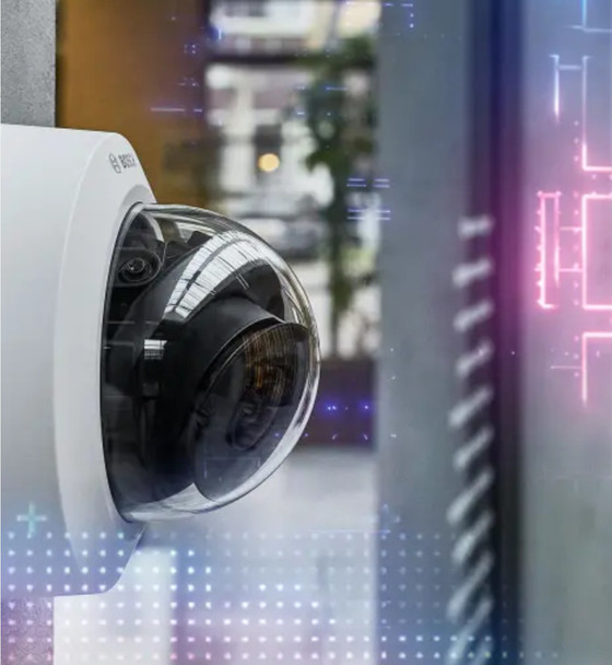 Bosch IQsight FLEXIDOME Indoor 3100i 5MP HDR Indoor Dome IP Camera wall mounted indoor scene