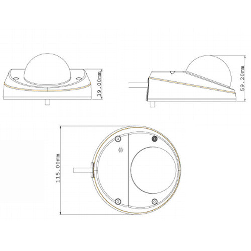 Geovision GV-MDR320  size